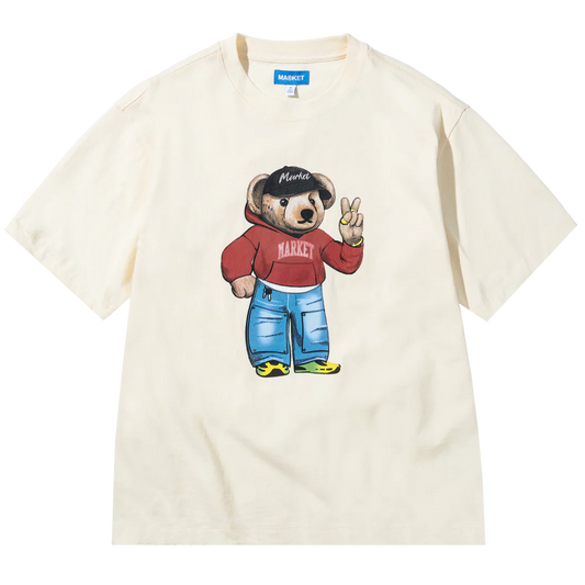 Fit Check Bear Tee (Butter Cream)