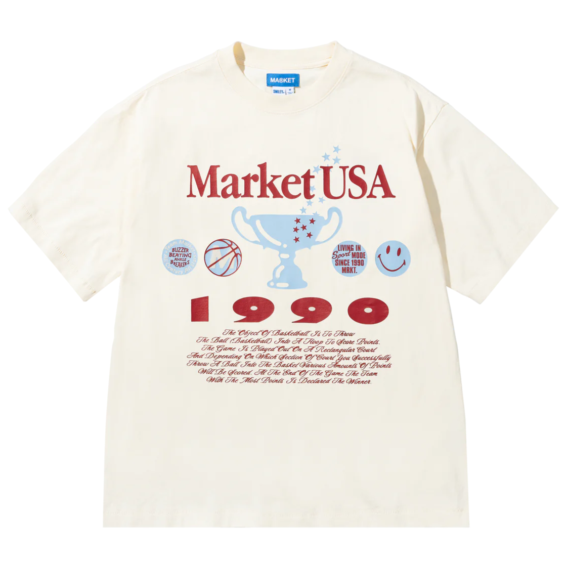 Smiley 1990 Tee (Butter Cream)