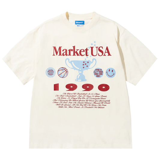 Smiley 1990 Tee (Butter Cream)