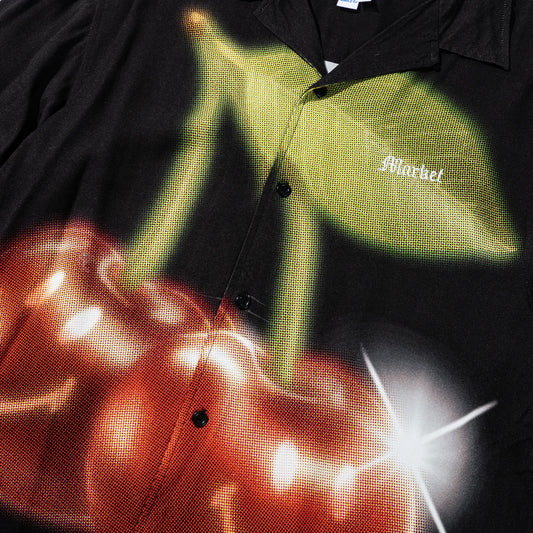 Smiley Cherries SS Button Up