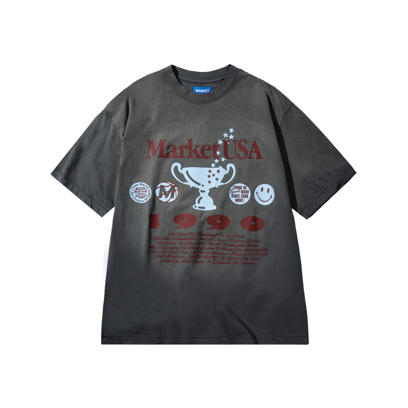 Smiley 1990 Tee (Cement)