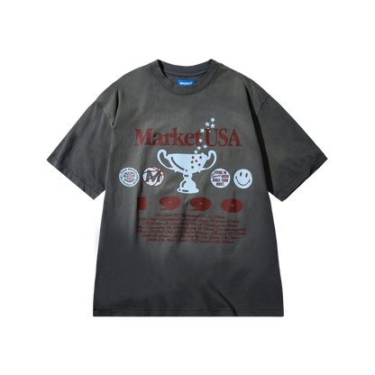 Smiley 1990 Tee (Cement)