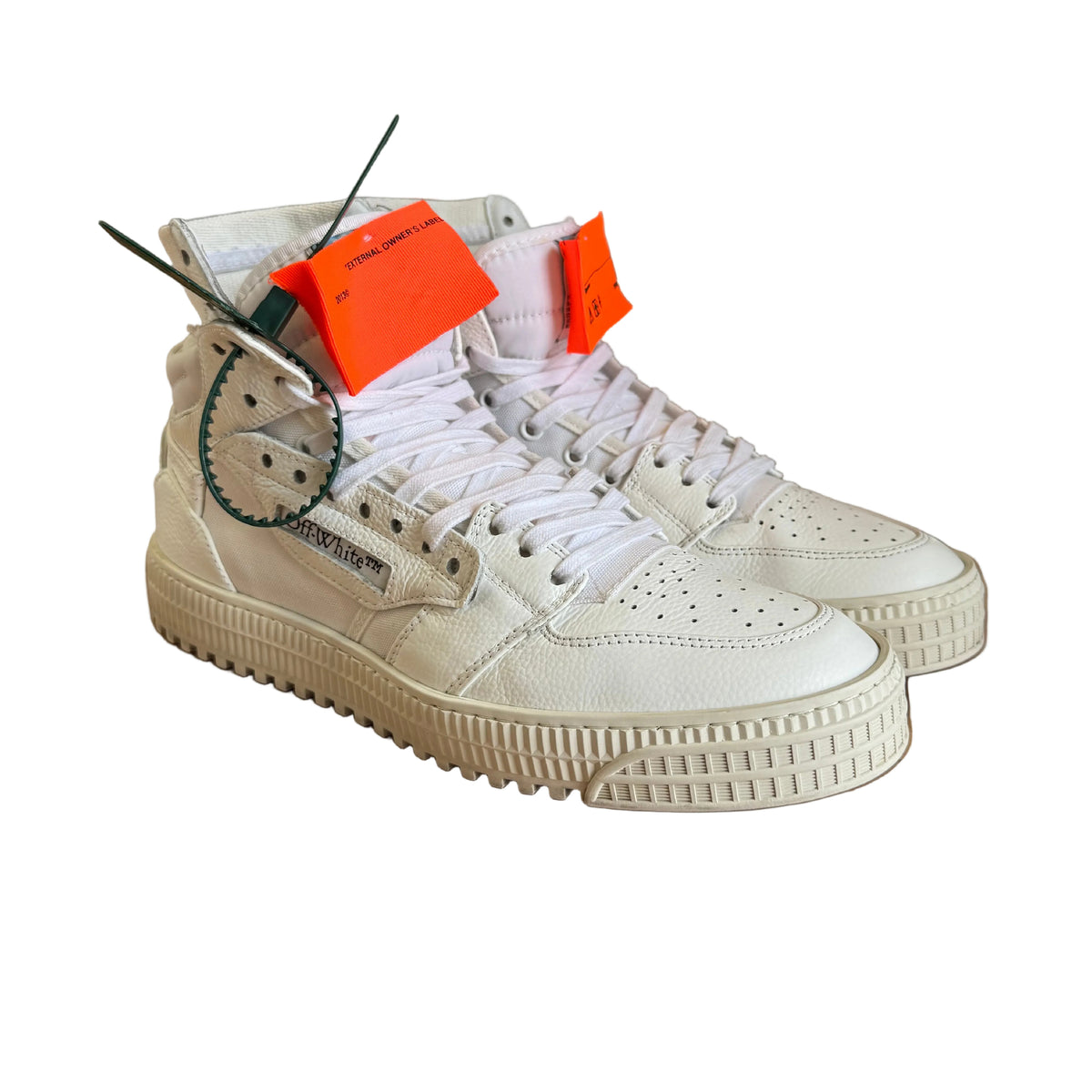 Off-White Court 3.0 High “White” (De Uso)