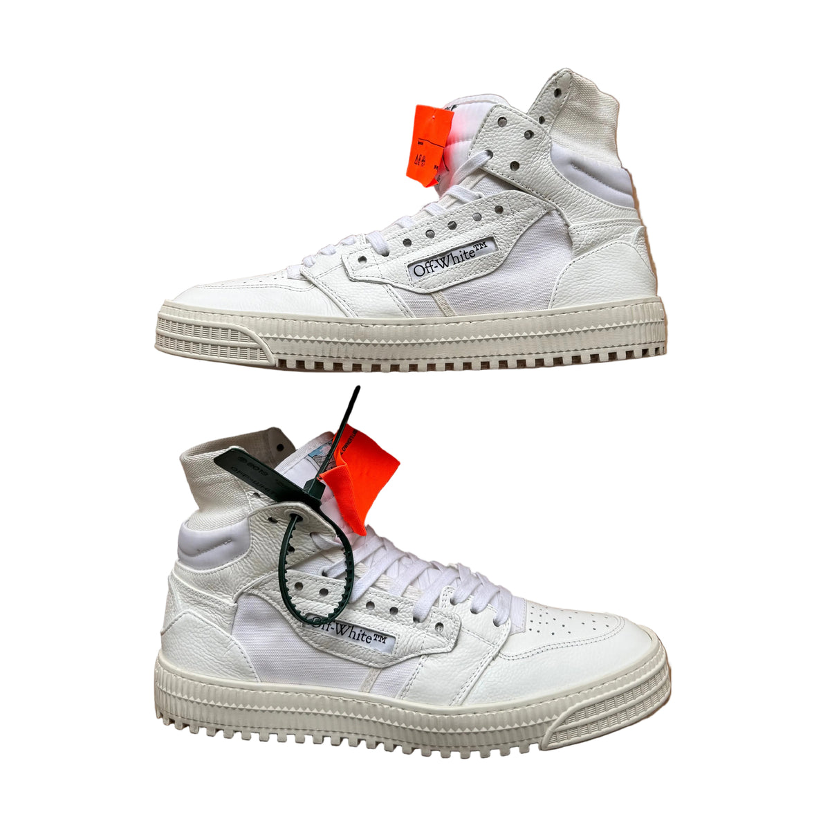 Off-White Court 3.0 High “White” (De Uso)