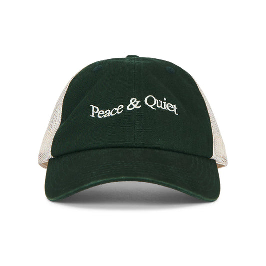 Wordmark Trucker Dad Hat (Forest)
