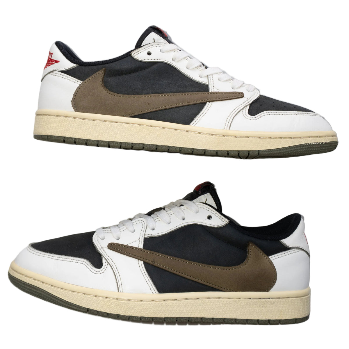 Jordan 1 Low Travis Scott “Medium Olive" (De Uso)