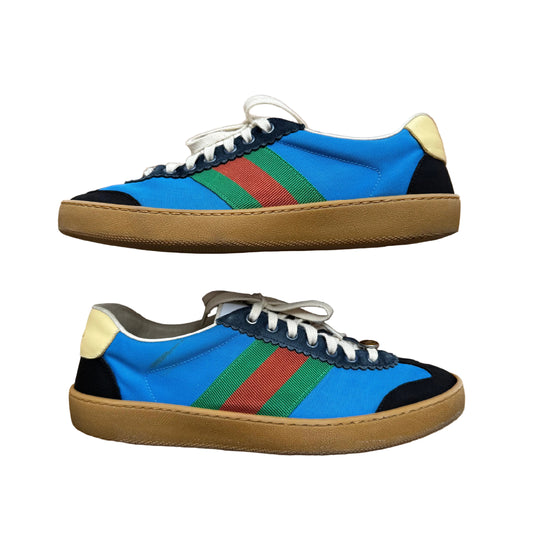 Gucci Web Accent Nylon “Bright Blue” (De Uso)