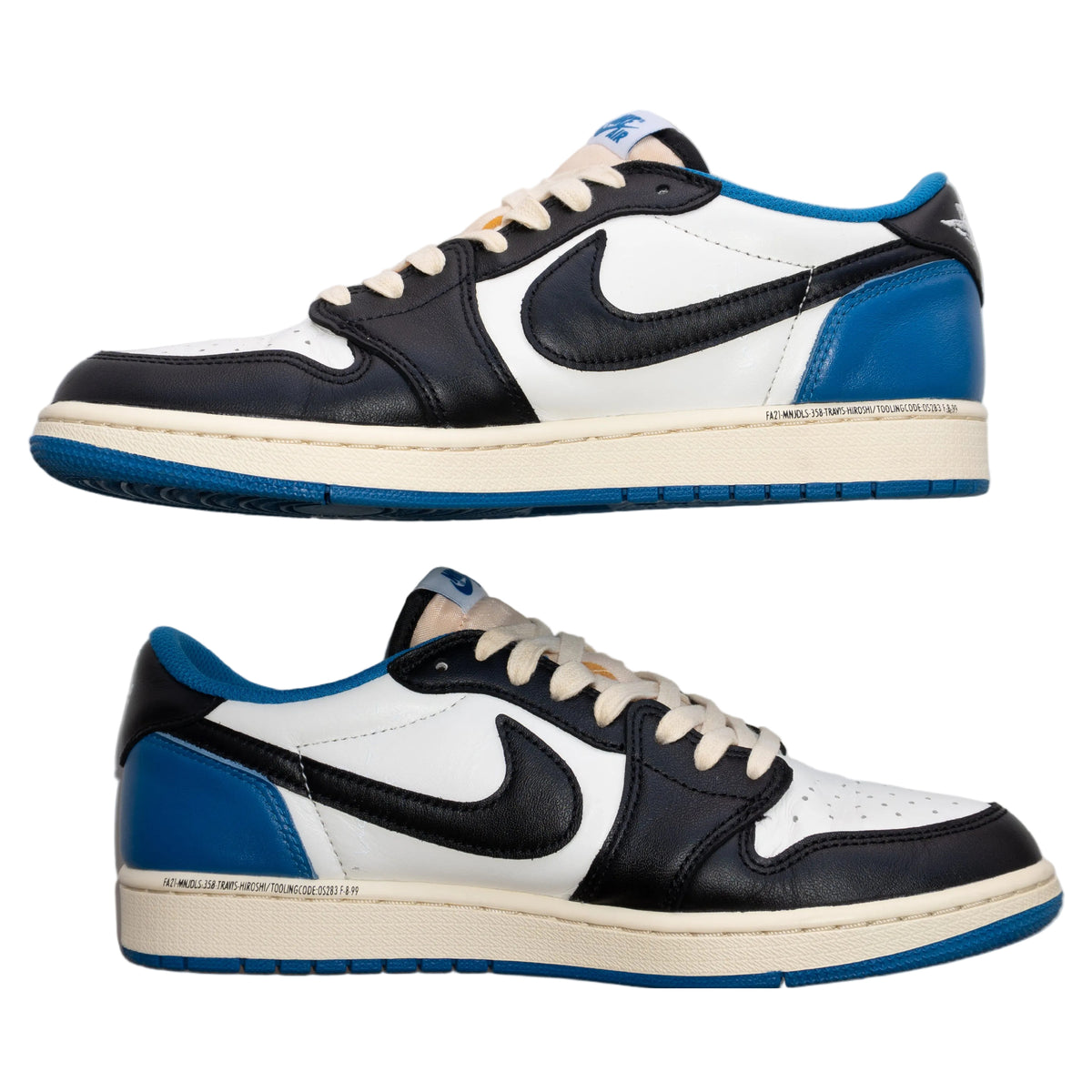Jordan 1 Low Travis Scott “Fragment" (De Uso)