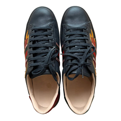Gucci Ace Flame Sneakers (De Uso)