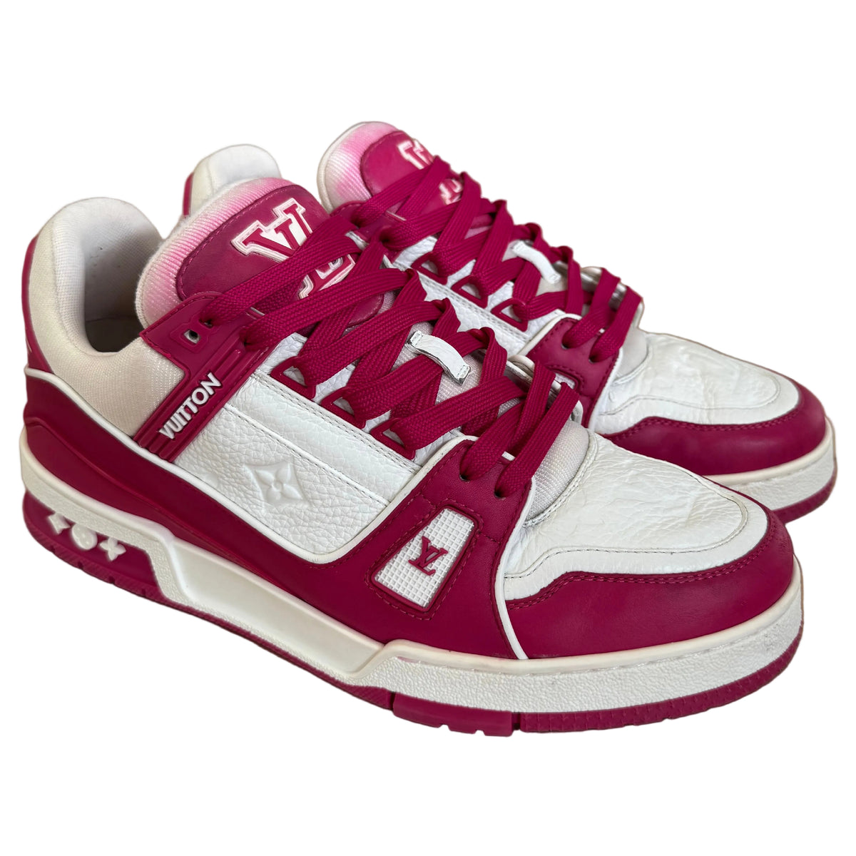 Louis Vuitton Trainer “Fuchsia Pink White” (De Uso)