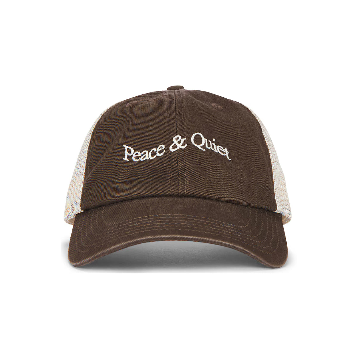 Wordmark Trucker Dad Hat (Brown)