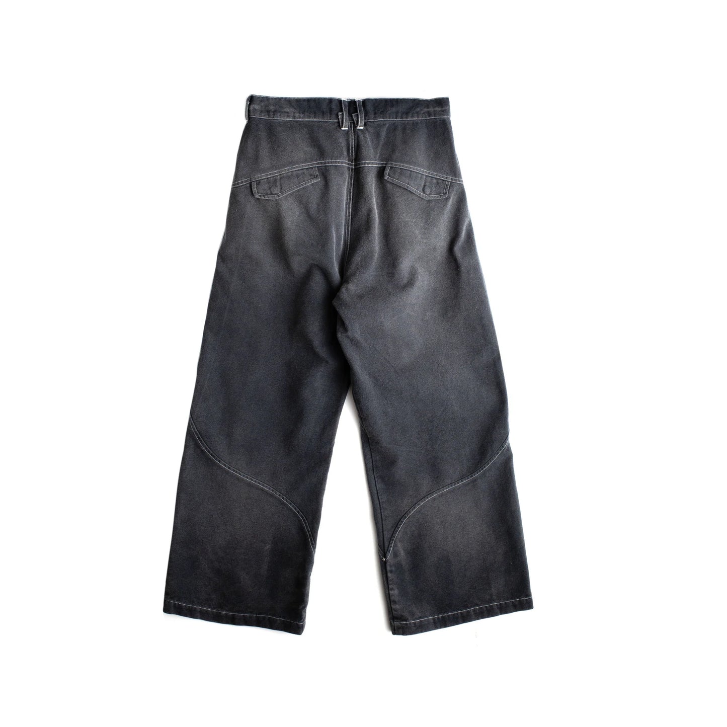 Denim Slant Pant (Washed Black)