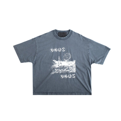 Field Of Daisies Tee (Vintage Blue)