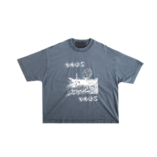 Field Of Daisies Tee (Vintage Blue)