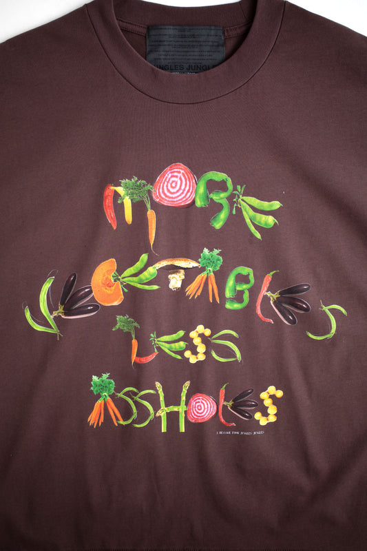 More Vegetables Tee (Brown)