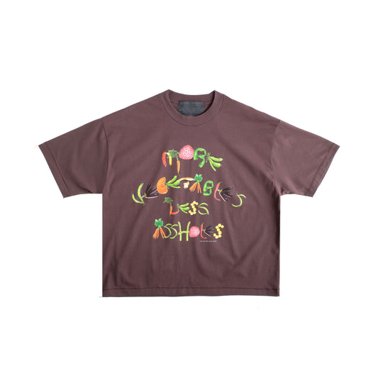 More Vegetables Tee (Brown)