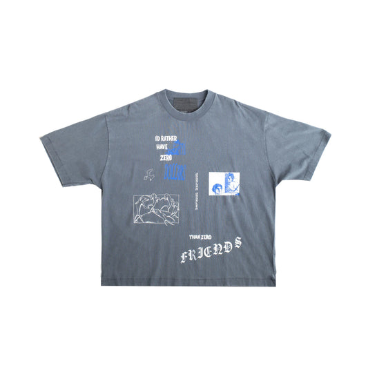I'd Rather Tee (Vintage Blue)