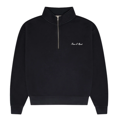 Signature Quarter Zip (Black)