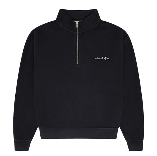 Signature Quarter Zip (Black)