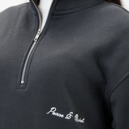 Signature Quarter Zip (Black)