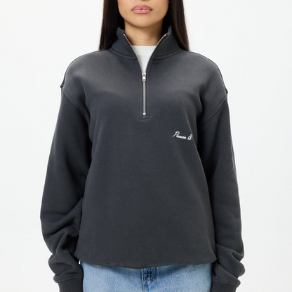 Signature Quarter Zip (Black)