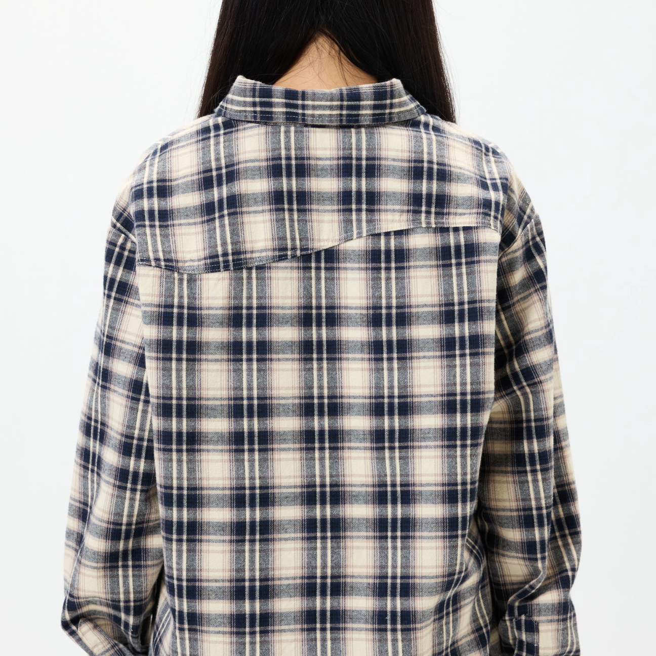 Wordmark Button Up (Navy)