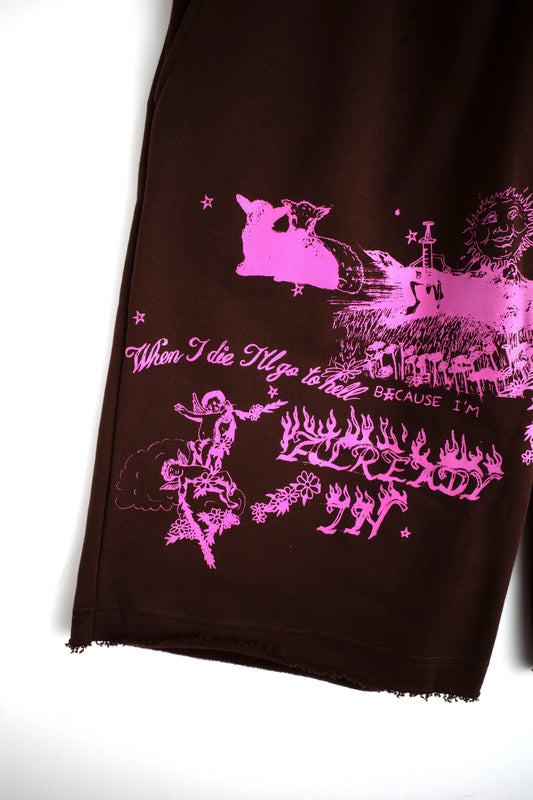 Already In Heaven Shorts (Brown)