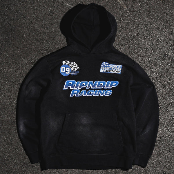 Ripnrace Hoodie (Black Fade Wash)