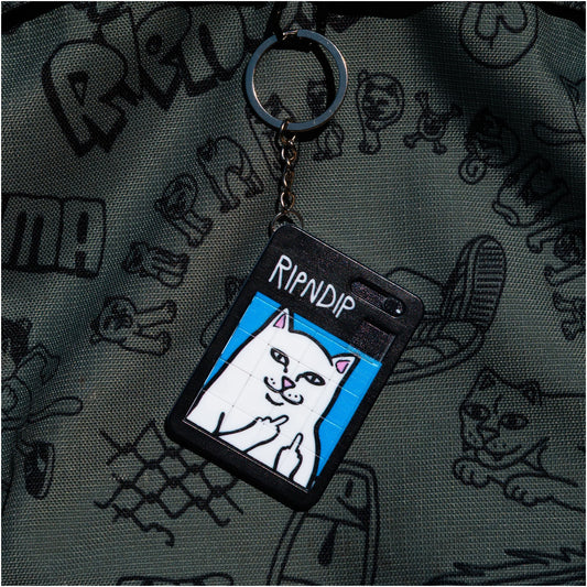Lord Nermal Puzzle Keychain (Black)