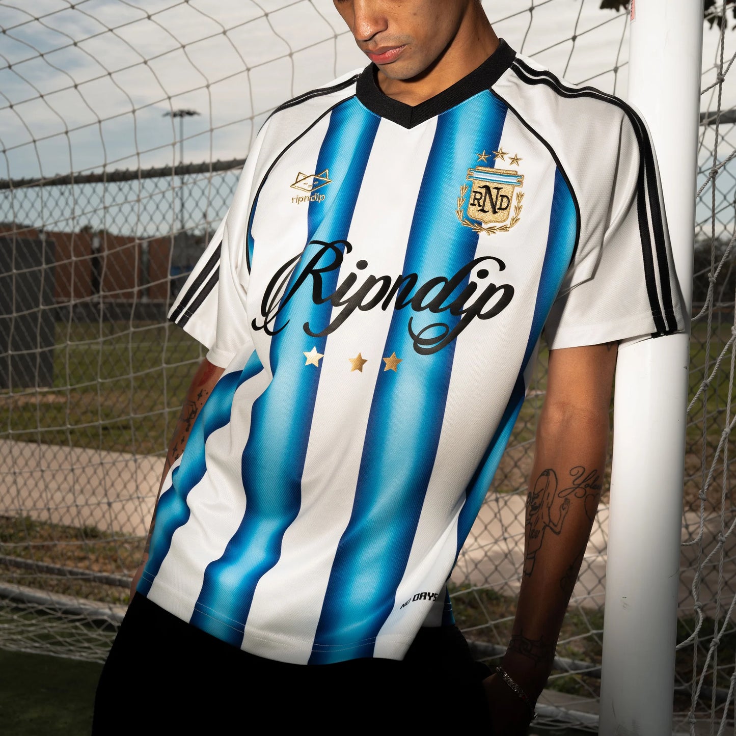 Ripndip Cup Argentina Soccer Jersey (White/Blue)