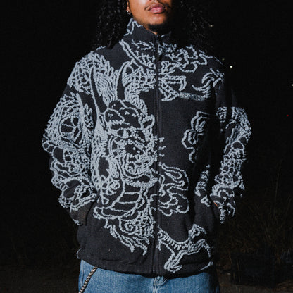 Haku Reversible Jacket (Black/Charcoal)