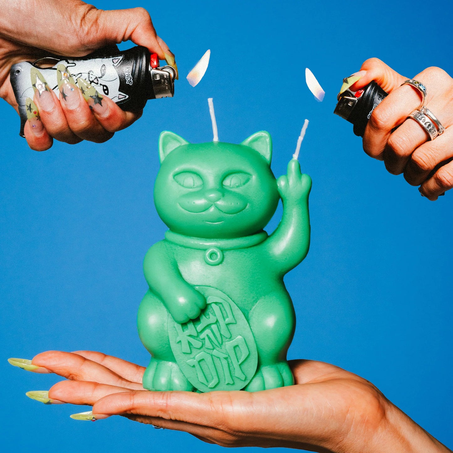 Lucky Nermal Candle (White)