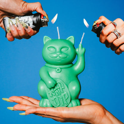 Lucky Nermal Candle (White)