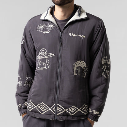 Blonded Reversible Jacket (Sand/Charcoal)
