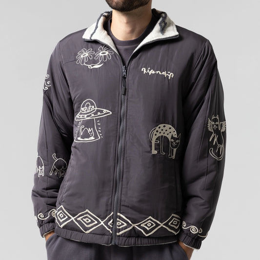 Blonded Reversible Jacket (Sand/Charcoal)