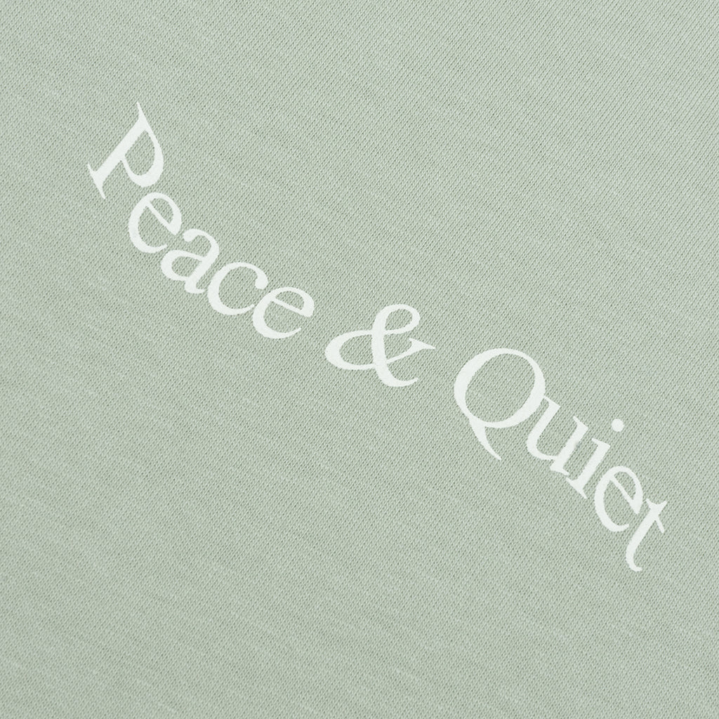 Wordmark Reverse Stitched Tee (Sage)