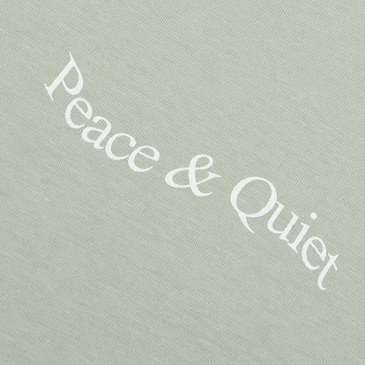 Wordmark Reverse Stitched Tee (Sage)