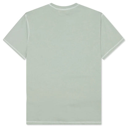 Wordmark Reverse Stitched Tee (Sage)