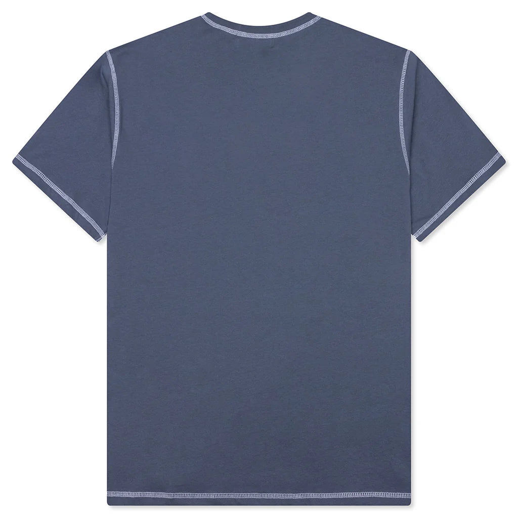 Wordmark Reverse Stitched Tee (Slate)