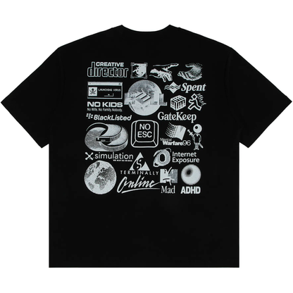 Terminally Online Tee (Black)