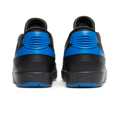 Off-White x Jordan 2 Retro Low SP "Black Varsity Royal"