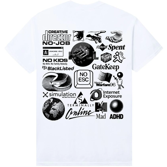 Terminally Online Tee (White)