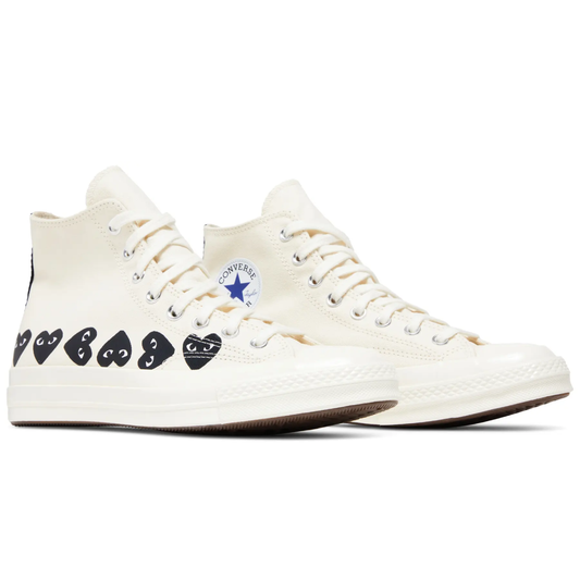Converse Chuck Taylor x CDG PLAY Hi "Multiheart Milk"