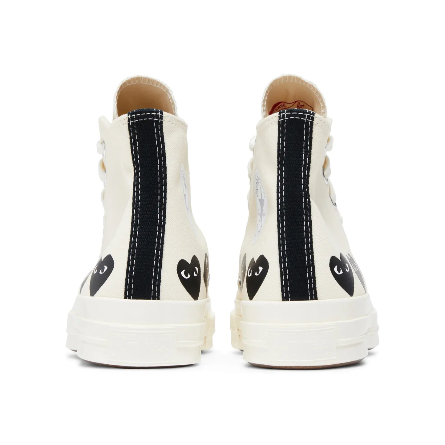 Converse Chuck Taylor x CDG PLAY Hi "Multiheart Milk"