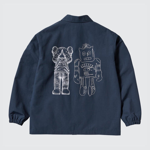 KAWS + Warhol Coach Jacket (Navy)