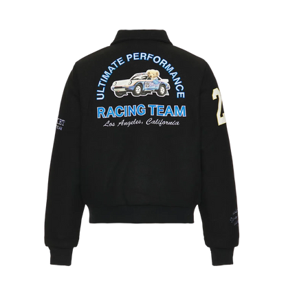 Ultimate Rally Bear Varsity Jacket (Black)