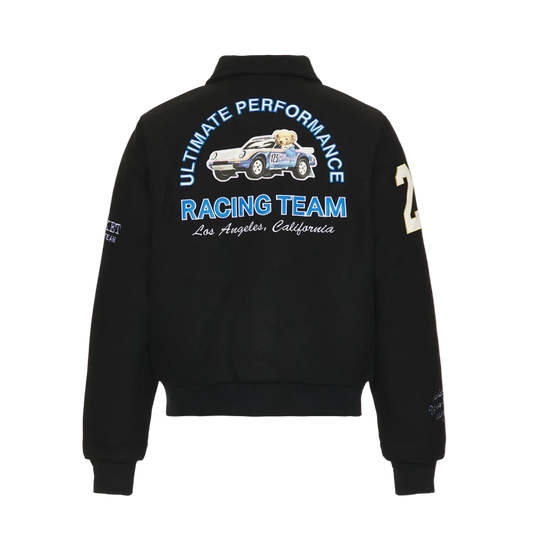 Ultimate Rally Bear Varsity Jacket (Black)