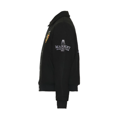 Ultimate Rally Bear Varsity Jacket (Black)