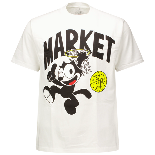 Felix The Cat Dunking Tee (White)