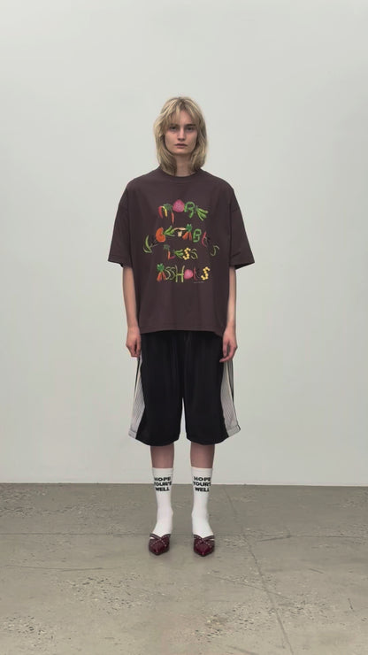 More Vegetables Tee (Brown)